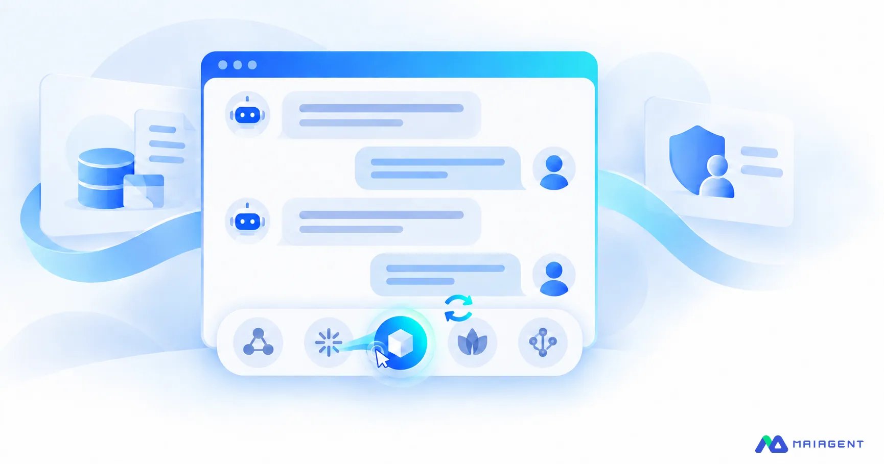 同一個 AI 助理可以在多個模型之間切換