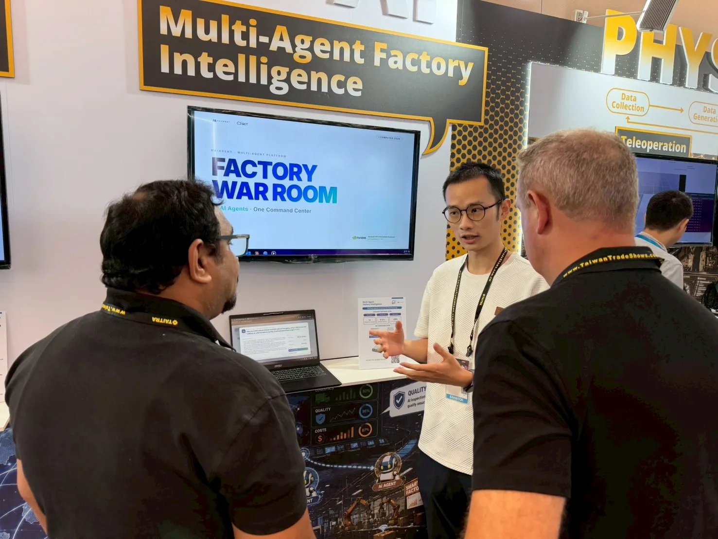 思邁智能與雲達科技於 COMPUTEX 2026 展示 Multi-Agent 工廠戰情室